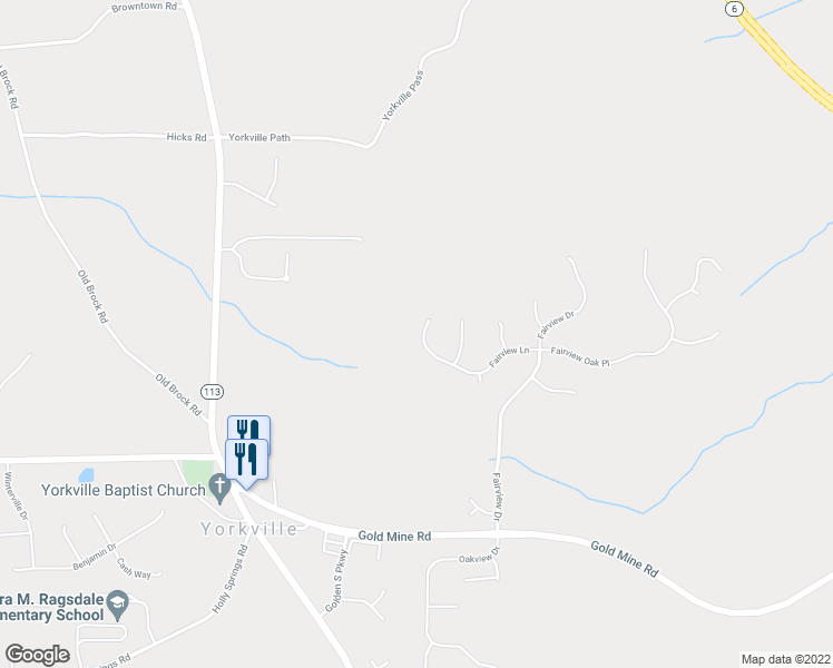 map of restaurants, bars, coffee shops, grocery stores, and more near 335 Fairview Lane in Dallas