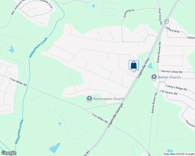 map of restaurants, bars, coffee shops, grocery stores, and more near 726 Ridgeland Road in Bethlehem