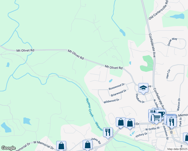 map of restaurants, bars, coffee shops, grocery stores, and more near 305 Westwood Court in Dallas