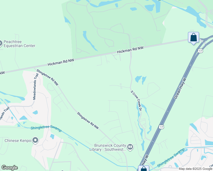 map of restaurants, bars, coffee shops, grocery stores, and more near 9323 Honeytree Lane in Calabash