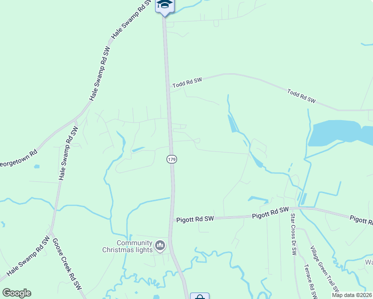 map of restaurants, bars, coffee shops, grocery stores, and more near 4811 Edna Way Southwest in Shallotte