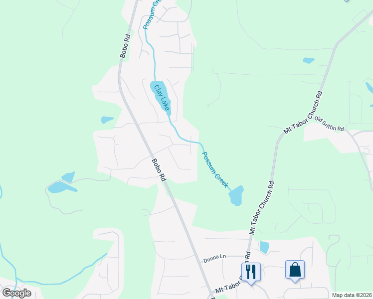 map of restaurants, bars, coffee shops, grocery stores, and more near 41 Etowah Court in Dallas
