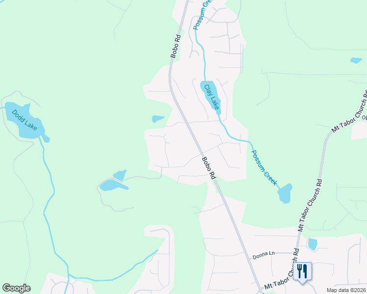 map of restaurants, bars, coffee shops, grocery stores, and more near 18 McClure Court in Dallas