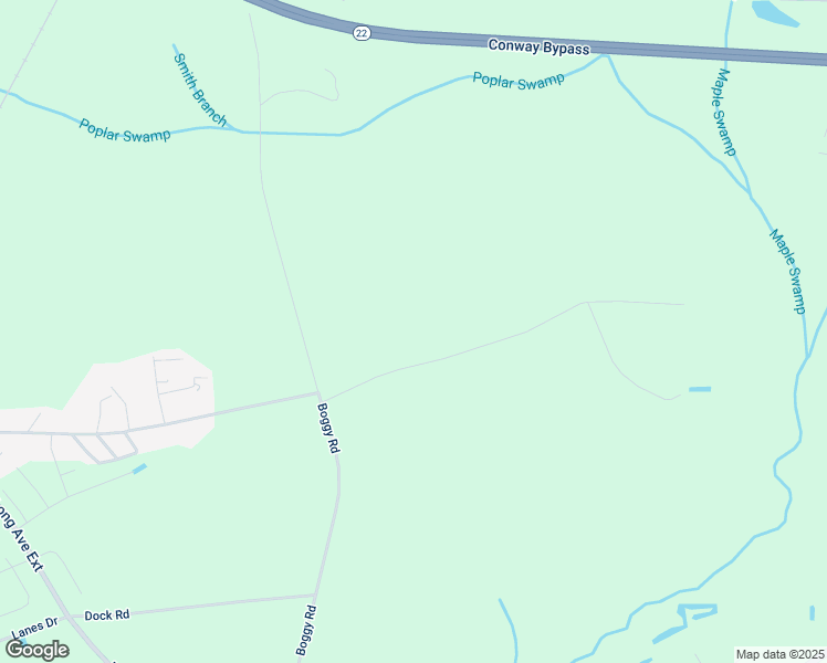 map of restaurants, bars, coffee shops, grocery stores, and more near 5118 Highway 90 in Conway