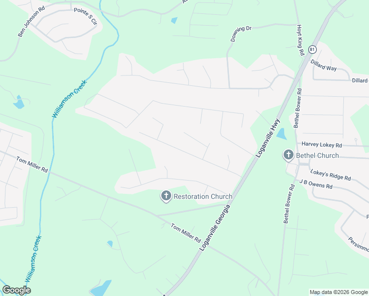 map of restaurants, bars, coffee shops, grocery stores, and more near 733 Ridgeland Road in Bethlehem