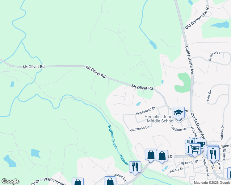 map of restaurants, bars, coffee shops, grocery stores, and more near 308 Westwood Court in Dallas