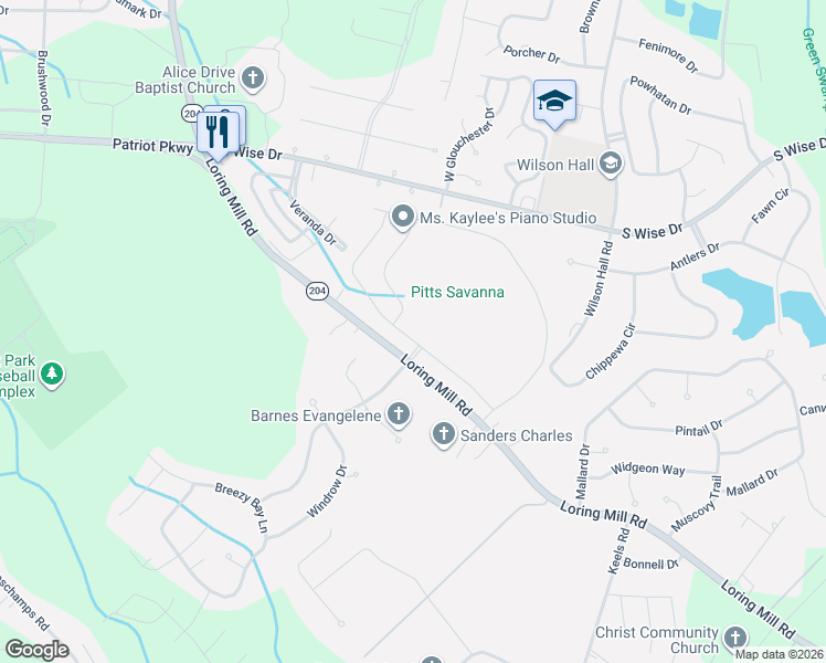 map of restaurants, bars, coffee shops, grocery stores, and more near 625 Curlew Circle in Sumter