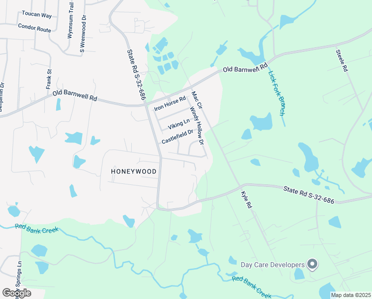 map of restaurants, bars, coffee shops, grocery stores, and more near 128 Chethan Circle in Lexington