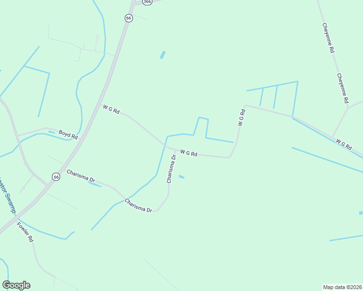 map of restaurants, bars, coffee shops, grocery stores, and more near 1293 West G Road in Conway