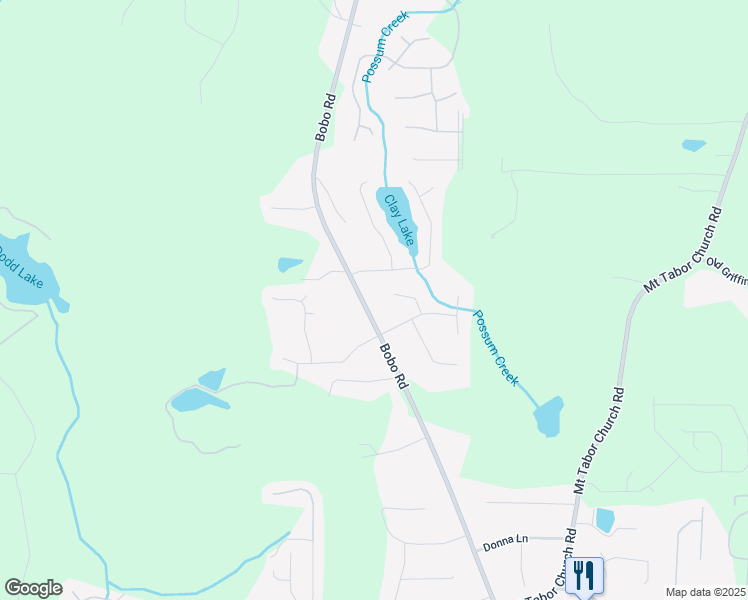 map of restaurants, bars, coffee shops, grocery stores, and more near 1821 Bobo Road in Dallas