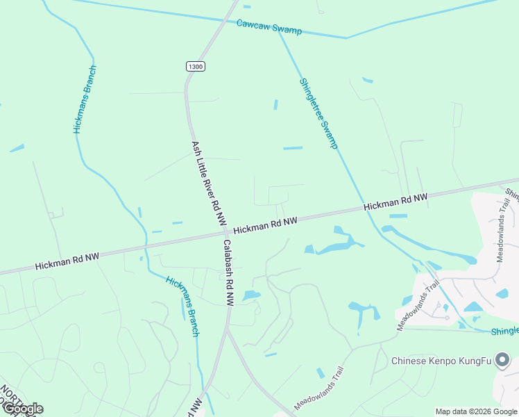 map of restaurants, bars, coffee shops, grocery stores, and more near 1060 Hickman Road Northwest in Calabash