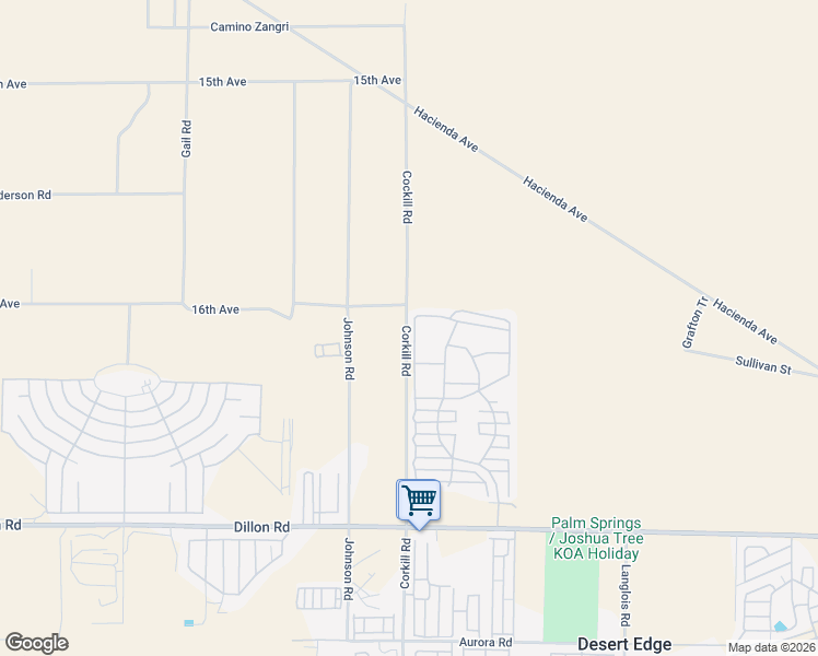 map of restaurants, bars, coffee shops, grocery stores, and more near Corkill Road in Lake Elsinore
