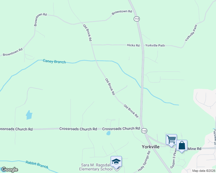 map of restaurants, bars, coffee shops, grocery stores, and more near 391 Old Brock Rd in Rockmart