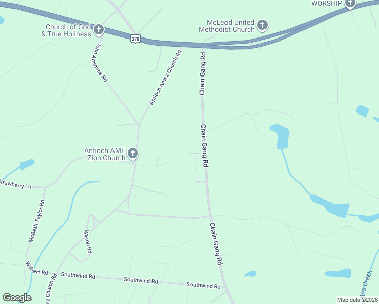 map of restaurants, bars, coffee shops, grocery stores, and more near 1154 Chain Gang Road in Eastover