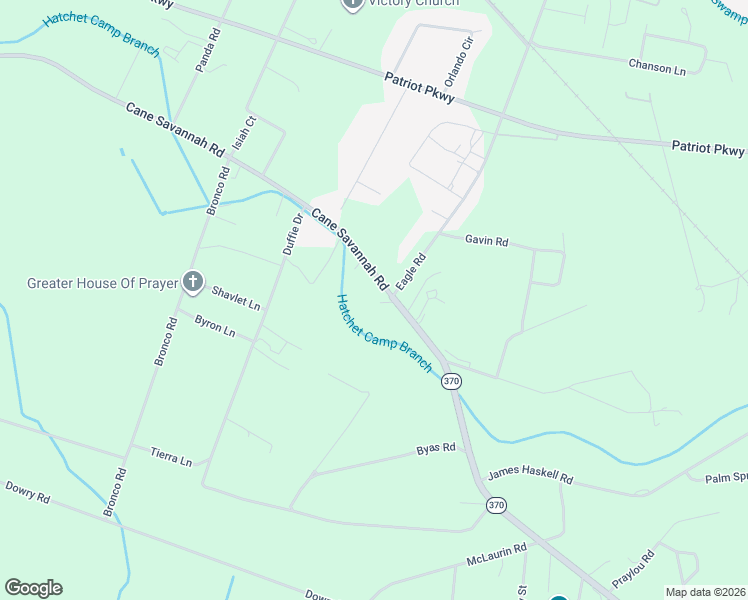 map of restaurants, bars, coffee shops, grocery stores, and more near 5400 Cane Savannah Road in Wedgefield