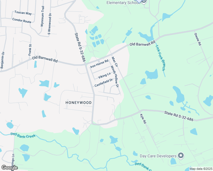 map of restaurants, bars, coffee shops, grocery stores, and more near 128 Chethan Circle in Lexington