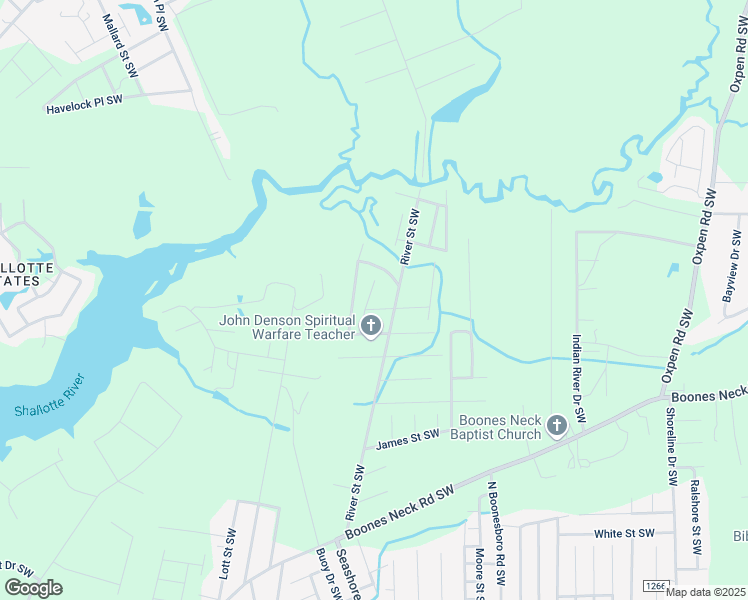 map of restaurants, bars, coffee shops, grocery stores, and more near 2038 Sea Lavender Road Southwest in Brunswick County