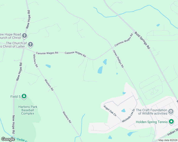 map of restaurants, bars, coffee shops, grocery stores, and more near 2905 Cammie Wages Road in Dacula