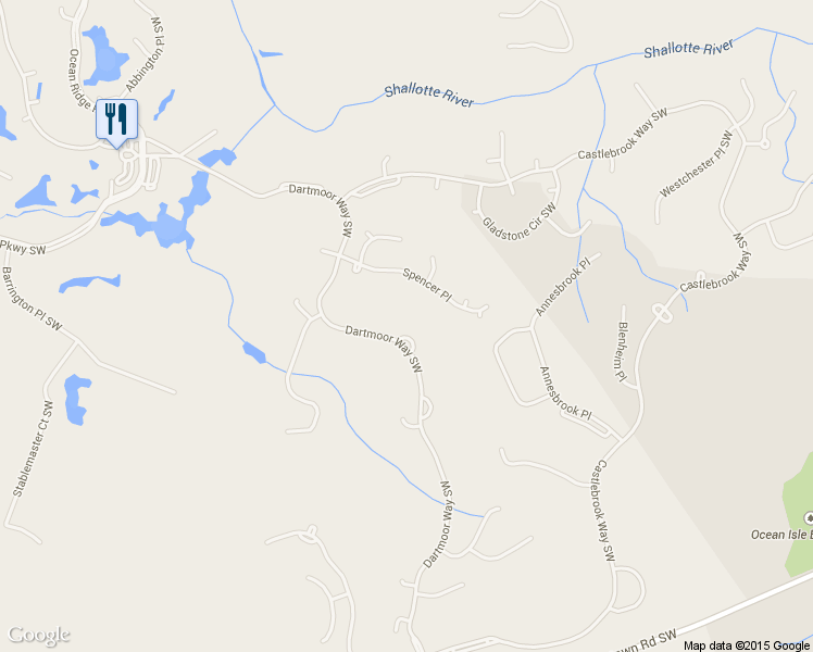 map of restaurants, bars, coffee shops, grocery stores, and more near 6583 Gramby Notch Way Southwest in Ocean Isle Beach