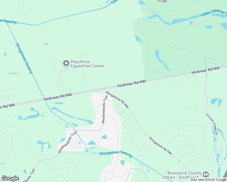 map of restaurants, bars, coffee shops, grocery stores, and more near 665 Hickman Road Northwest in Calabash