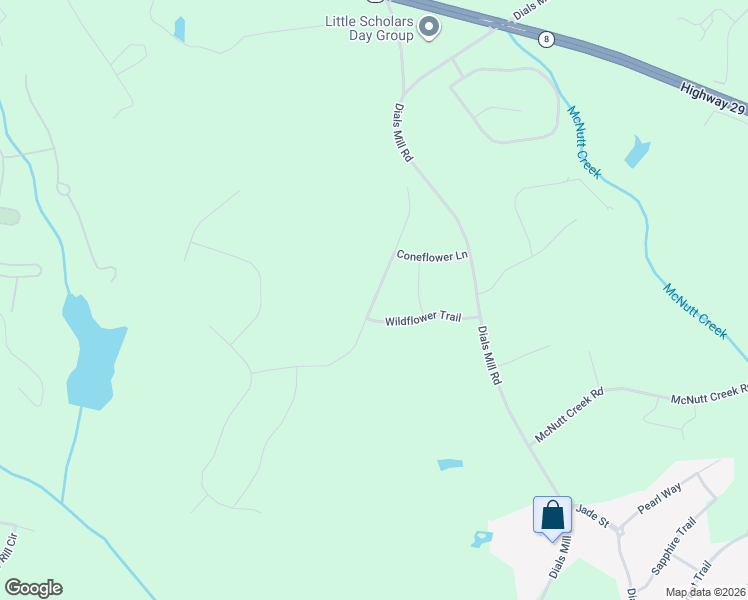 map of restaurants, bars, coffee shops, grocery stores, and more near Wild Indigo Crossing in Oconee County