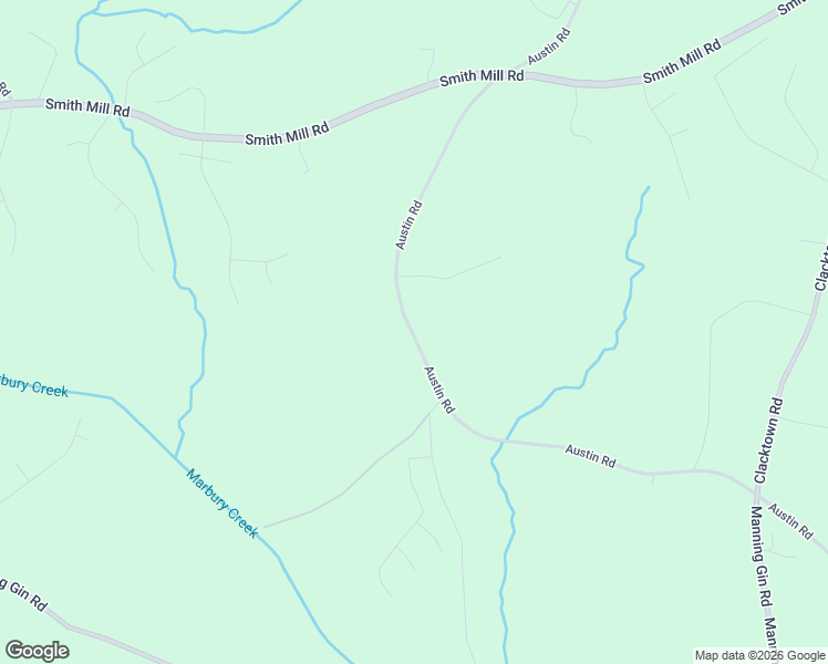 map of restaurants, bars, coffee shops, grocery stores, and more near 1228 Austin Road in Winder