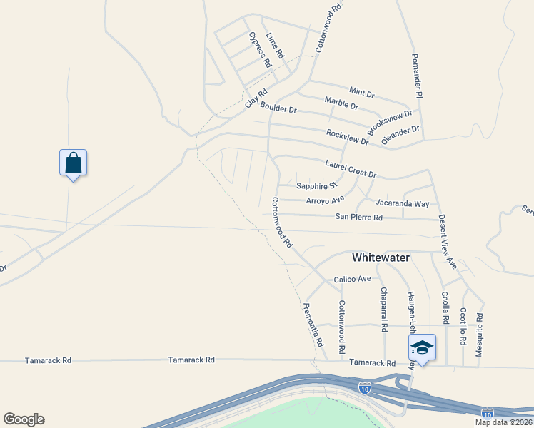 map of restaurants, bars, coffee shops, grocery stores, and more near in Whitewater