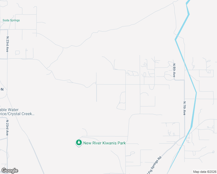 map of restaurants, bars, coffee shops, grocery stores, and more near 1605 West Lazy K Ranch Road in New River