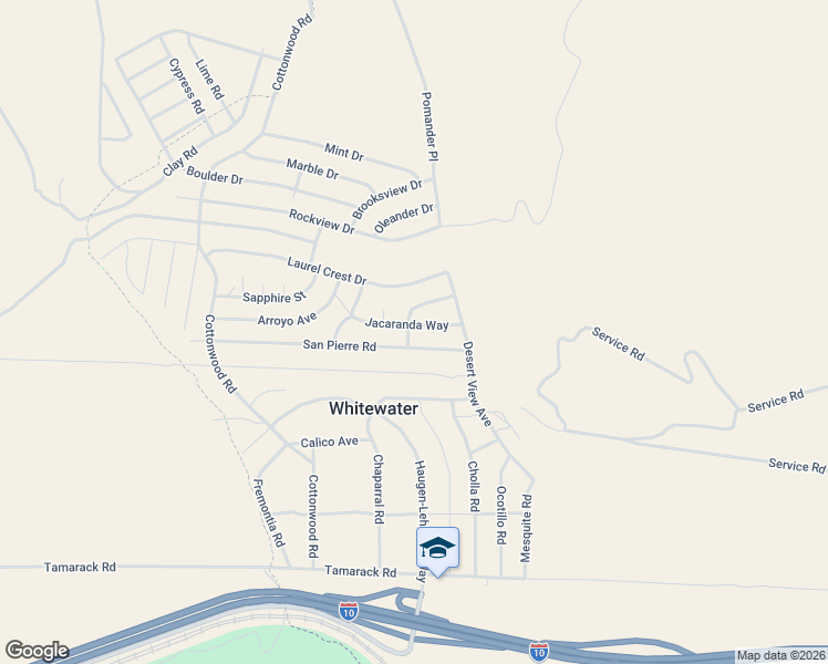 map of restaurants, bars, coffee shops, grocery stores, and more near 12980 Crest Lane in Whitewater