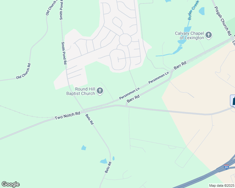 map of restaurants, bars, coffee shops, grocery stores, and more near 208 Persimmon Lane in Lexington