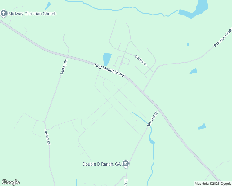 map of restaurants, bars, coffee shops, grocery stores, and more near 1641 Hog Mountain Road in Statham