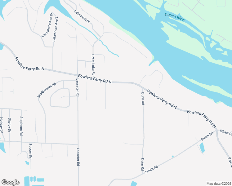 map of restaurants, bars, coffee shops, grocery stores, and more near 4135 Fowlers Ferry Road North in Gadsden