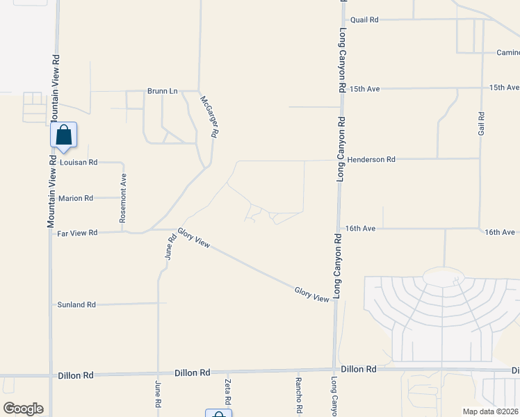 map of restaurants, bars, coffee shops, grocery stores, and more near Moon Drive in Desert Hot Springs
