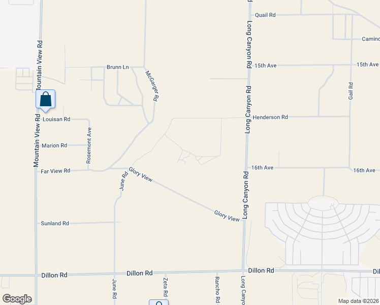map of restaurants, bars, coffee shops, grocery stores, and more near Moon Drive in Desert Hot Springs