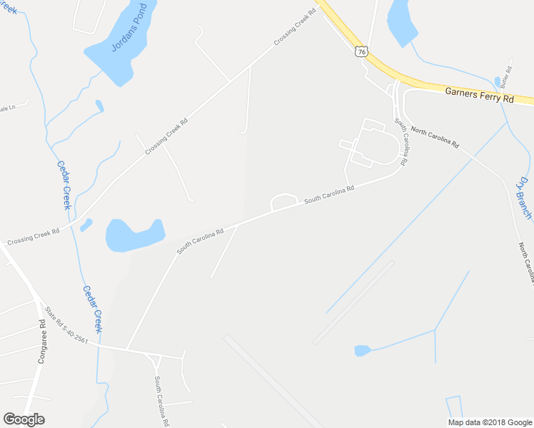 map of restaurants, bars, coffee shops, grocery stores, and more near South Carolina Road in Eastover