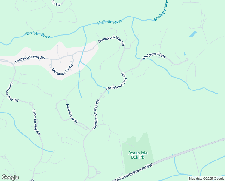 map of restaurants, bars, coffee shops, grocery stores, and more near 6408 Castlebrook Way Southwest in Ocean Isle Beach