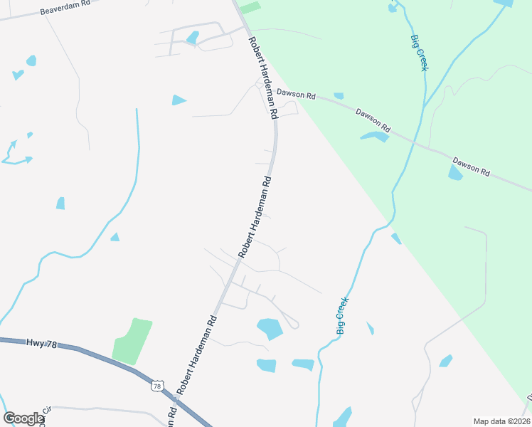 map of restaurants, bars, coffee shops, grocery stores, and more near 1925 Robert Hardeman Road in Winterville