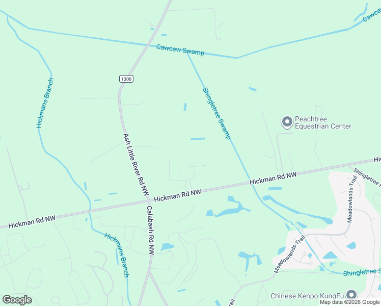 map of restaurants, bars, coffee shops, grocery stores, and more near 1024 Hickman Road Northwest in Calabash