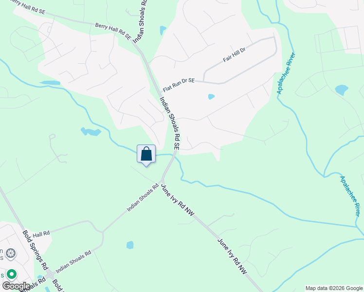map of restaurants, bars, coffee shops, grocery stores, and more near 2643 Shoal Cove Tr in Bethlehem