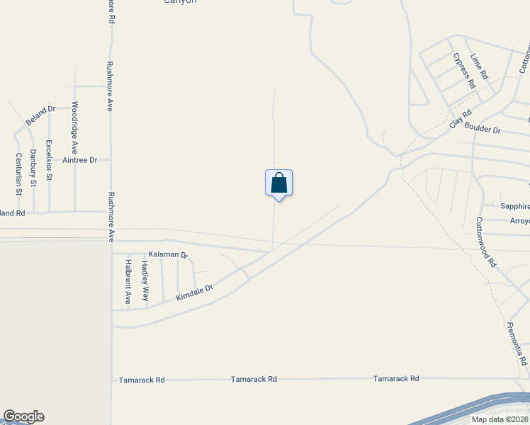 map of restaurants, bars, coffee shops, grocery stores, and more near 12925 Johnson Street in Cabazon