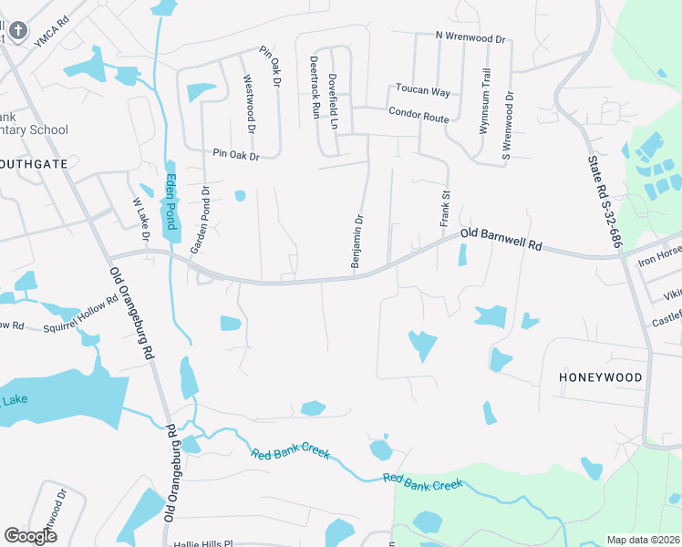 map of restaurants, bars, coffee shops, grocery stores, and more near 2008 Old Barnwell Road in Lexington