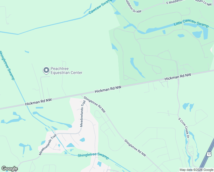 map of restaurants, bars, coffee shops, grocery stores, and more near 390-670 Hickman Road Northwest in Calabash