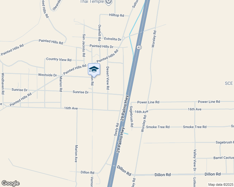 map of restaurants, bars, coffee shops, grocery stores, and more near 60810 Sunrise Drive in Whitewater