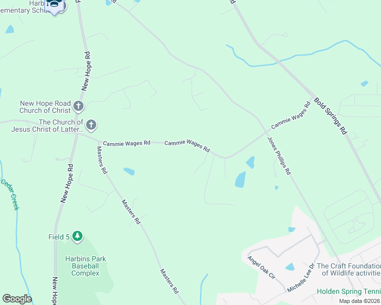 map of restaurants, bars, coffee shops, grocery stores, and more near 2825 Cammie Wages Road in Dacula
