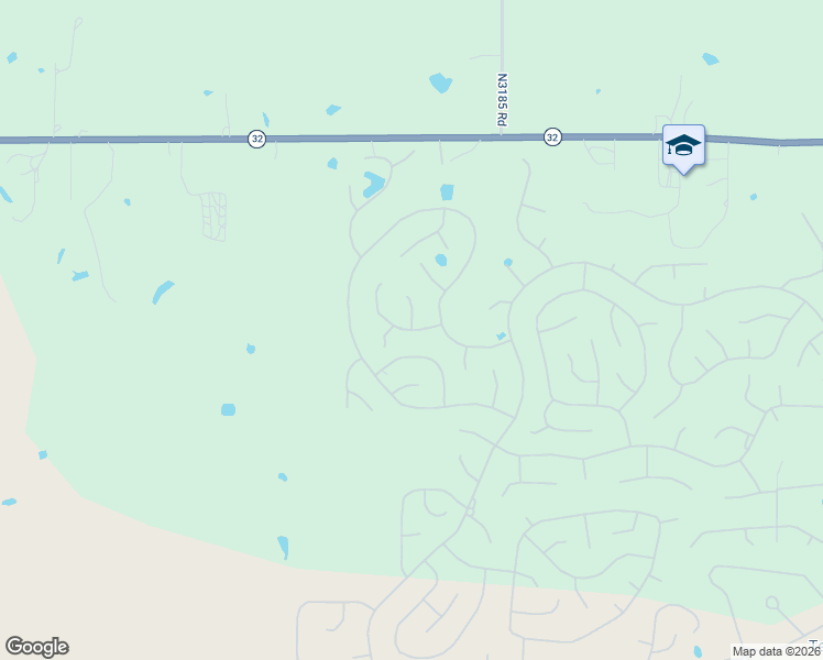 map of restaurants, bars, coffee shops, grocery stores, and more near Wewoka Drive in Burneyville