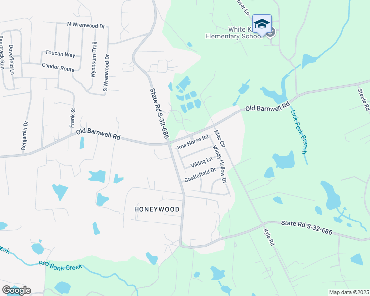 map of restaurants, bars, coffee shops, grocery stores, and more near 116 Iron Horse Road in Lexington