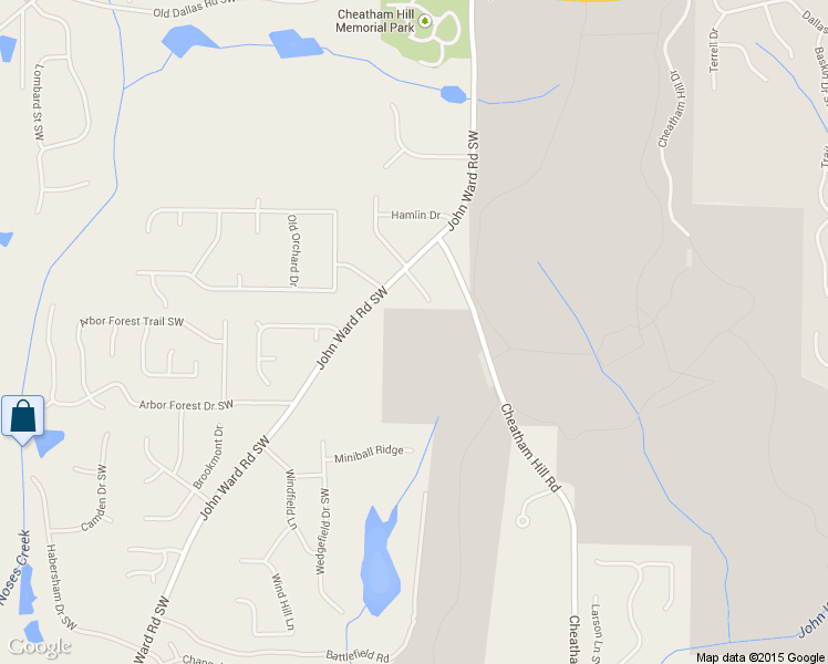 map of restaurants, bars, coffee shops, grocery stores, and more near in Marietta