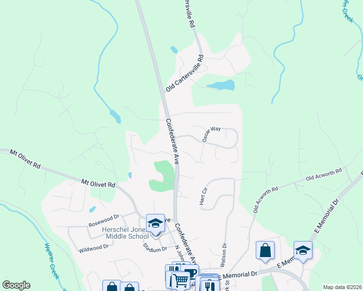 map of restaurants, bars, coffee shops, grocery stores, and more near 13 Harvard Place in Dallas
