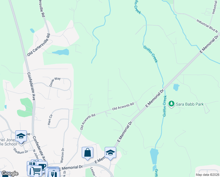 map of restaurants, bars, coffee shops, grocery stores, and more near 101 Arbor Lane in Dallas