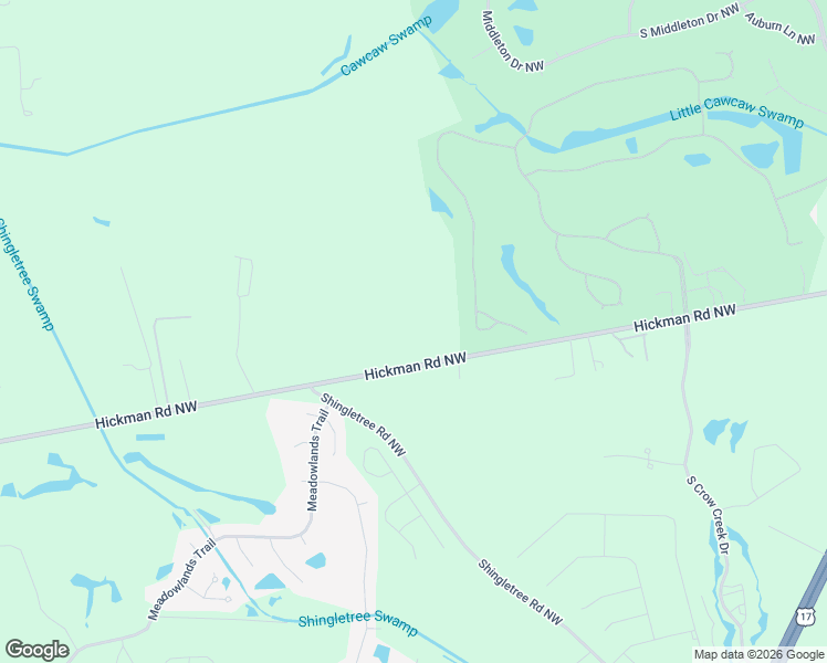 map of restaurants, bars, coffee shops, grocery stores, and more near 390-670 Hickman Road Northwest in Calabash